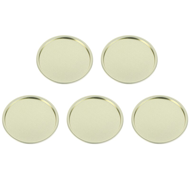 5Pcs Ronde Metalen Aromatherapie Kaars Lade Metale Grandado