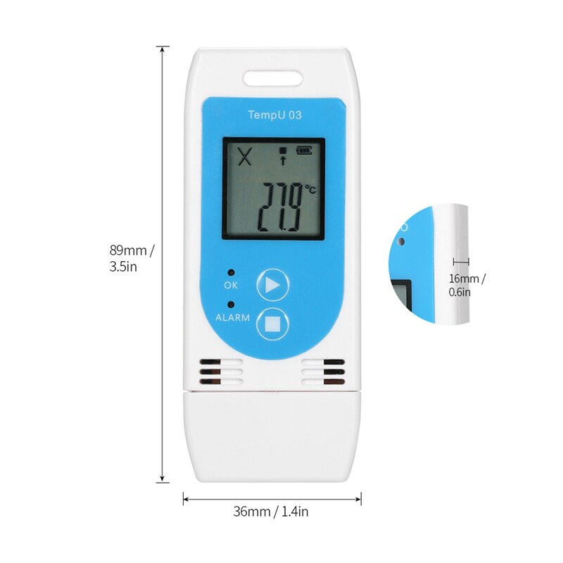 USB Temperature Humidity Data Logger Reusable RH T... – Grandado