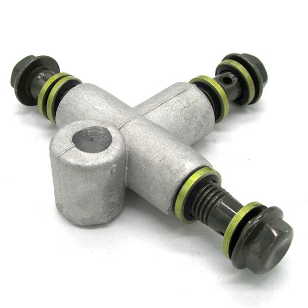 10mm Alloy 3 Ways Pipe Tee Coupling Tee Connector Fit For Motorcycles ATV
