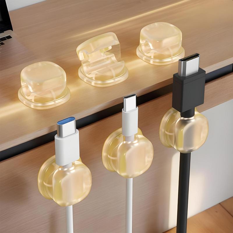Snoer Organisator Houder Bureau Draad Keeper Clip Bureau Kabelbeheer Accessoires Voor Desktop Nachtkastje Of Keukenkast