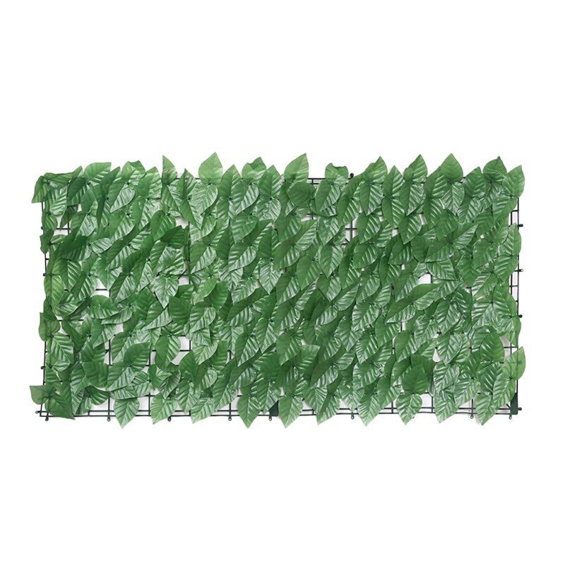 Artificial Leaf Leaves Privacy Fence Screen Stretchable Hedge Vine Decoration for Home Outdoor Garden Yard Wall