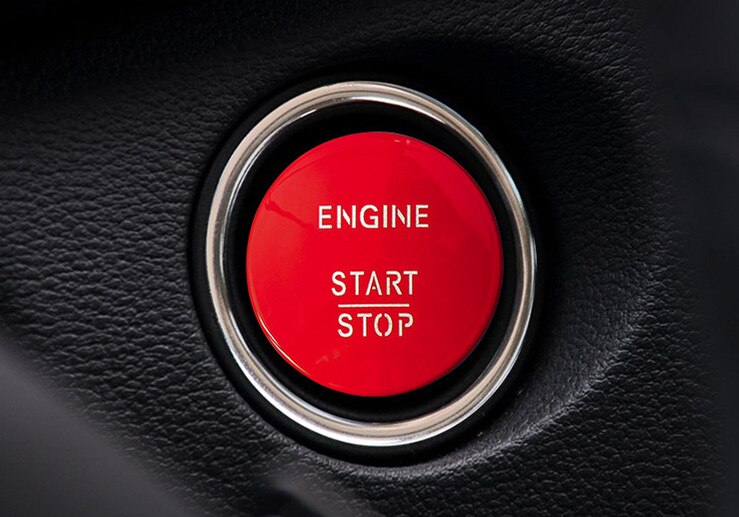 5x start-stop-drukknop motorcontactschakelaar voor mercedes-benz  w204 w205 w212 w164 w166 w221: Rood