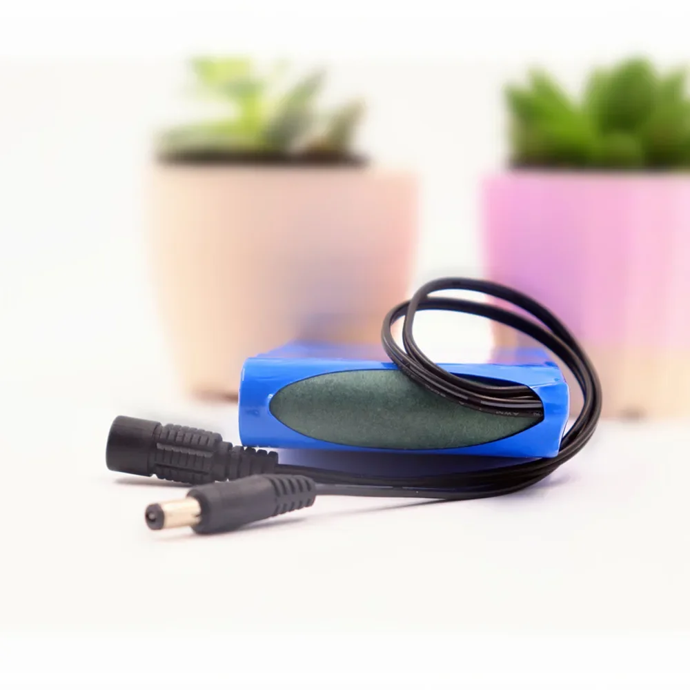 Portable Super 12V 30000mah Batteries Rechargeable Lithium Ion Battery Pack Capacity DC 12.6v 30Ah CCTV Cam Monitor + Charger