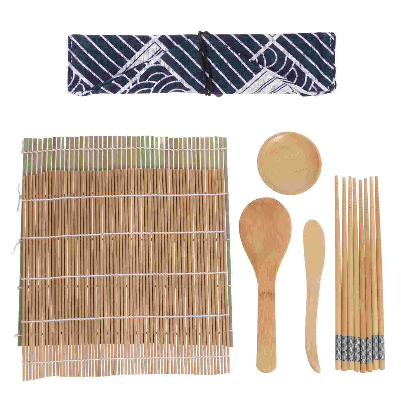 1 Set Practical Sushi Making Tools Bamboo Sushi Kit Sushi Making Tools: Default Title