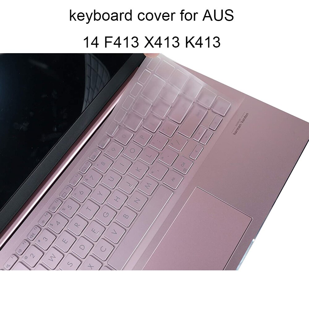 Keyboard Covers for ASUS Vivobook S14 S433 S4600 14 X413 F413 K413 TPU laptop keyboards dust cover soft silcone transparent