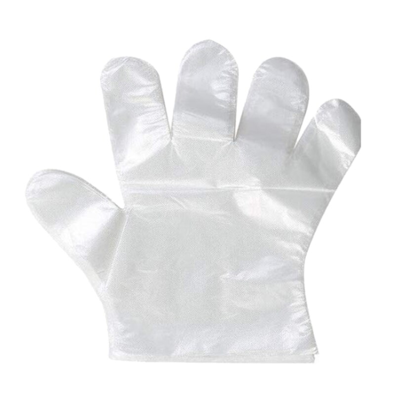 Disposable Food Preparation Gloves-600 Plastic Food Safety Disposable Gloves, Food Handling, Transparent