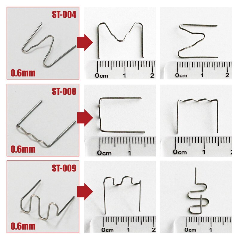 1500pcs Staples Kit for Auto Car Bumper Repair