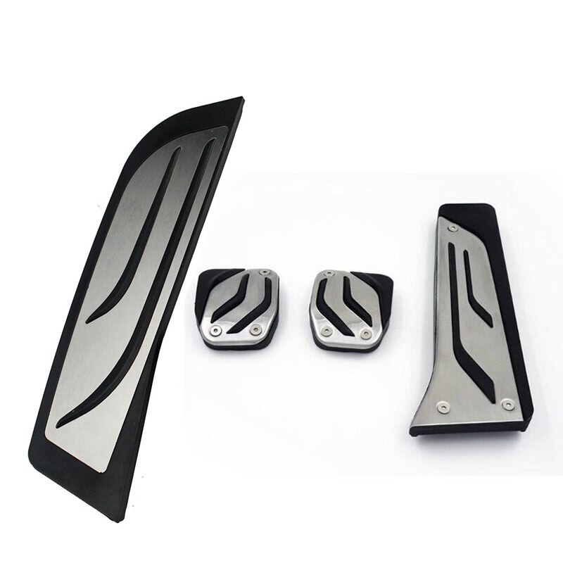 Capa de pedal para acelerador de carro, capa de embreagem e embreagem do freio a gás de combustível para bmw 1 3 série f20 f21 f30 f31 f34 gt 318 320i 335: MT4PCS