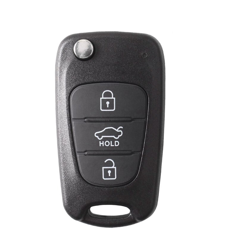 3 Knoppen Flip Folding Remote Key Shell Case Voor Hyundai I20 I30 I35 IX20 IX35