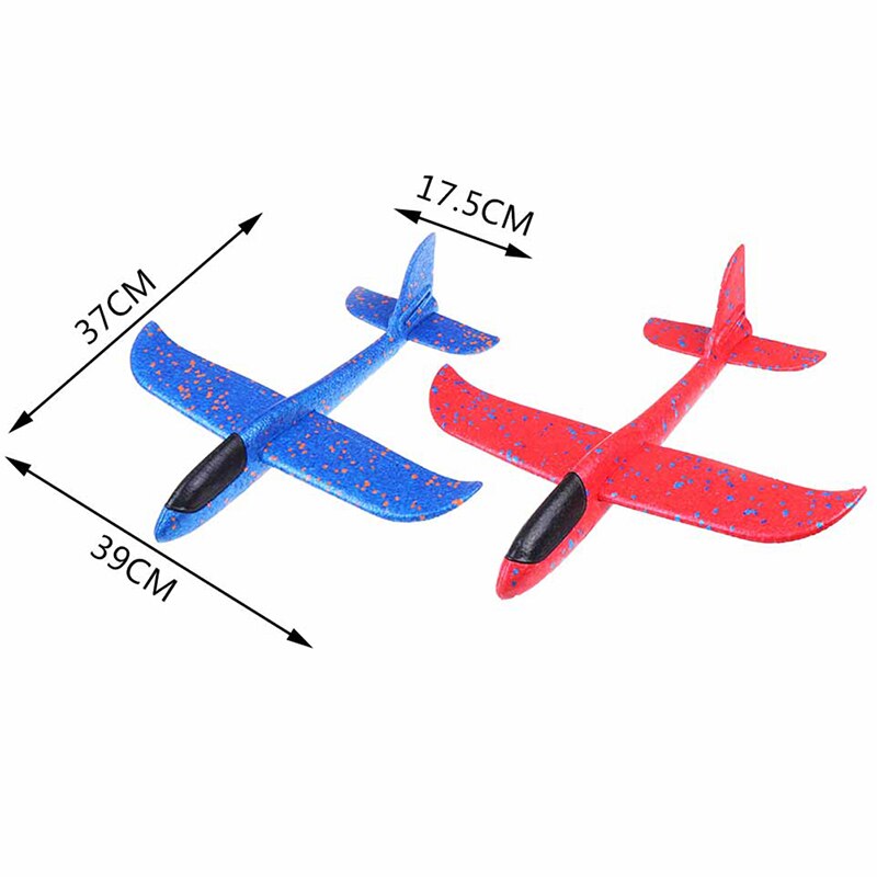 37Cm Epp Schuim Hand Gooien Vliegtuig Outdoor Lancering Zweefvliegtuig Vliegtuig Kids Toy 4 Kleuren