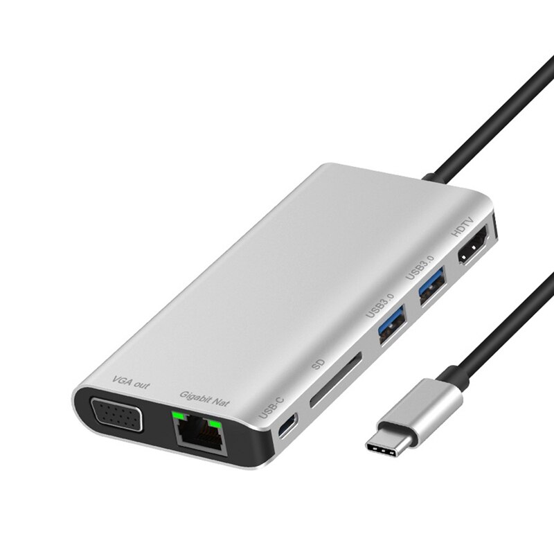 Usb Multi Dock Usb-C Dock, 8 in 1 Multi Interface Expansion Dock ... – Grandado