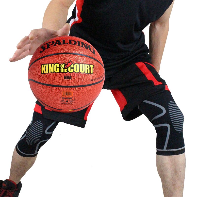 1 stuk voetbal basketbal kniebeschermers sportveiligheid kniebeschermers training elastische kniebrace ondersteuningsbeschermer sport kniebeschermer