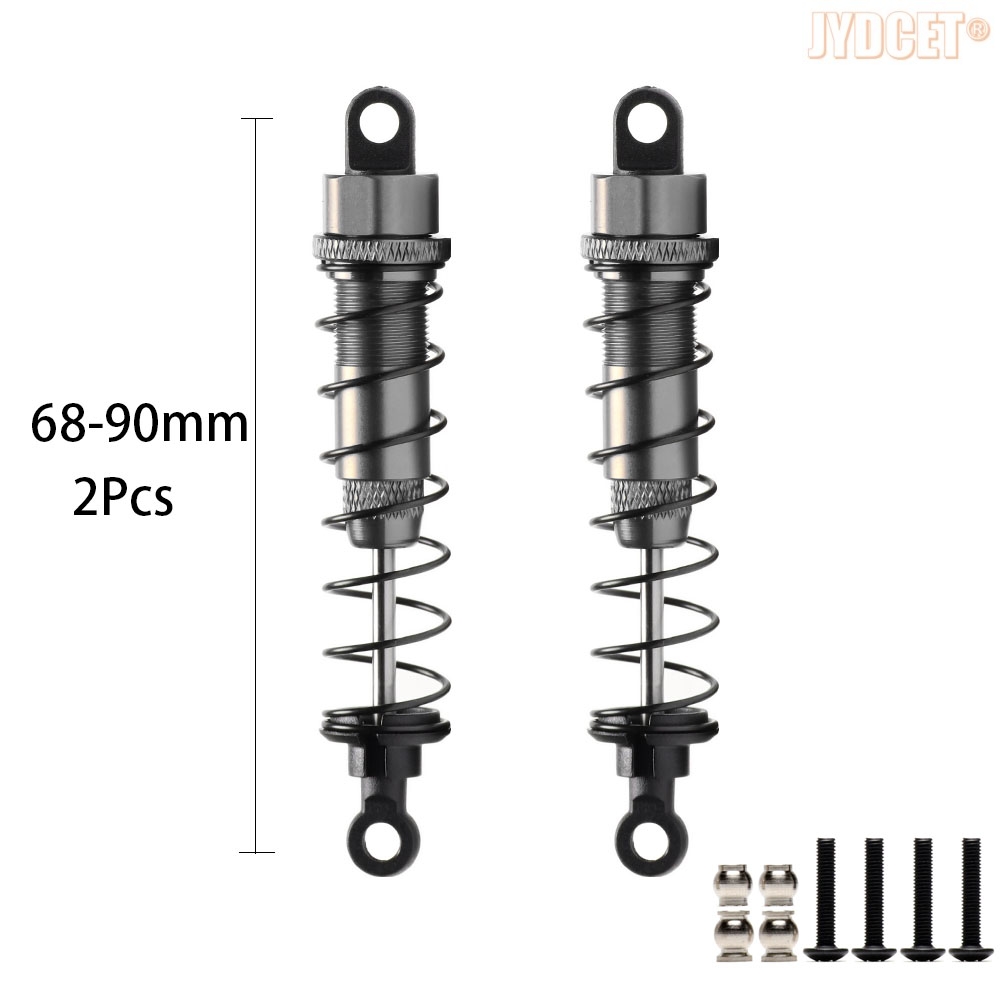Amortisseur d'huile en alliage d'aluminium 75MM 80MM 90MM, pour voitures RC 1/10 adultes Tamiya CC01 Axial SCX10 D90