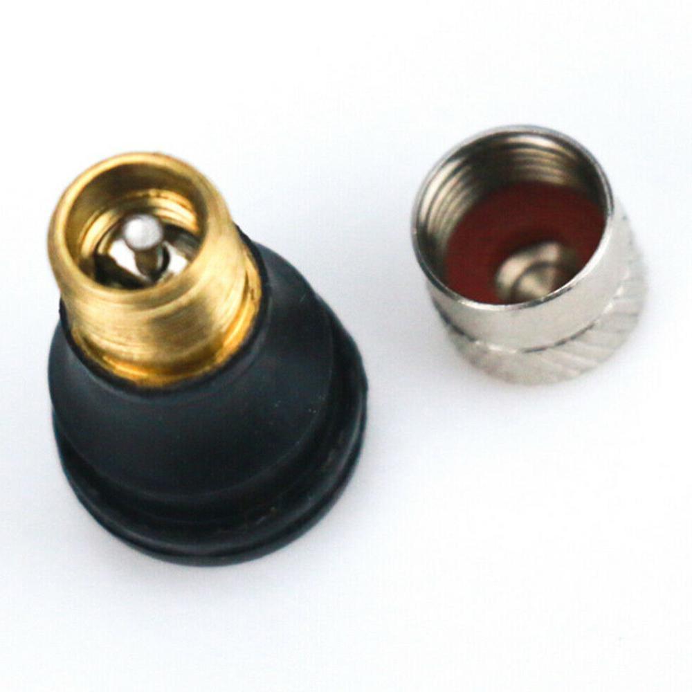 1Pcs Tubeless Tire Valve Vacuum Tyre Nozzle Snap-in scooter hoverboard Black Valve Rubber Vavle For Xiaomi Tyre B0P4