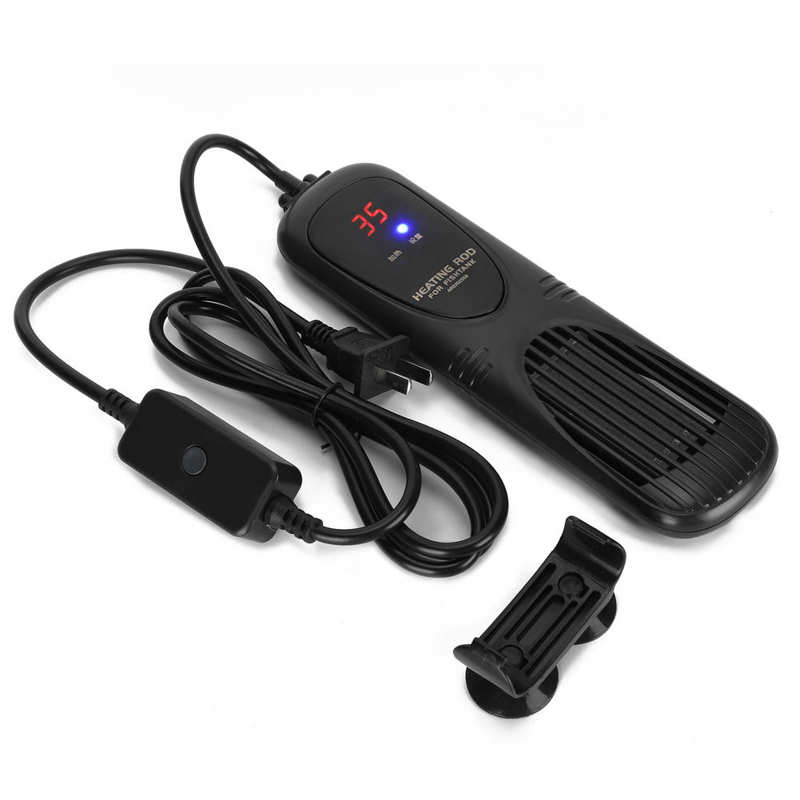 aquarium temperature control product adjustable heating rods Aquarium Heating Rod Thermostat Energy Saving Fish Tank: Default Title