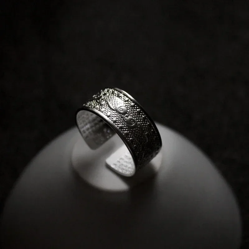 Bague bouddhiste en argent pour femme, prière tibétaine, cuivre, OM Mantra, 7 juifs, porte-bonheur: Violet clair