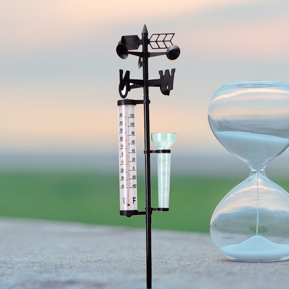 Estación Meteorológica de para exteriores, medidor de dirección del viento práctico y preciso, fácil de montar, 1 unidad