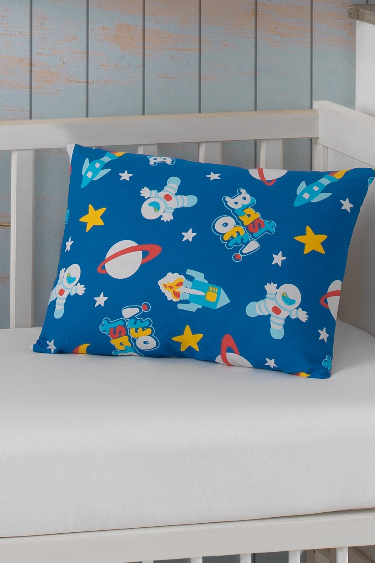 Lady Moda Baby Fitted Sheet Set 100% Cotton | 2 pcs Crib Fitted Sheet Set: galaxy