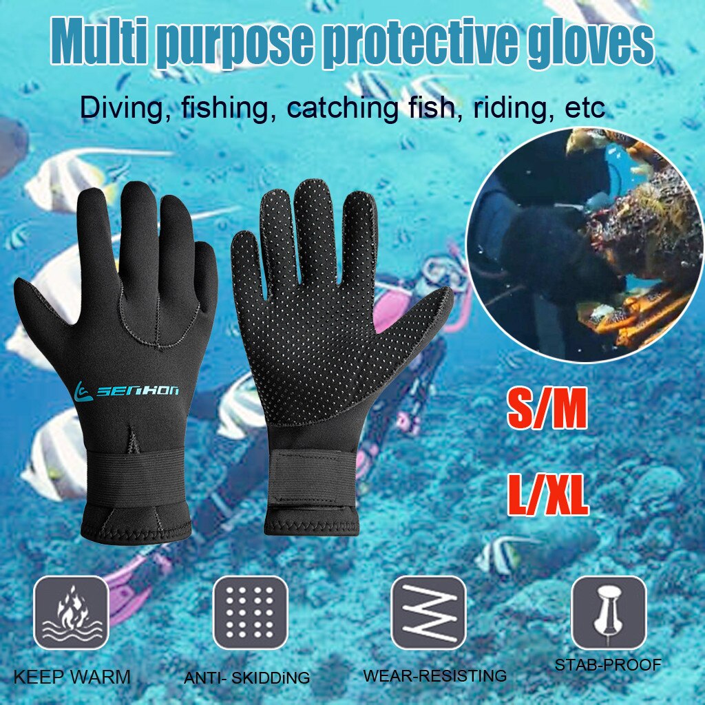 Les gants néoprènes pour pêcher l'hiver 