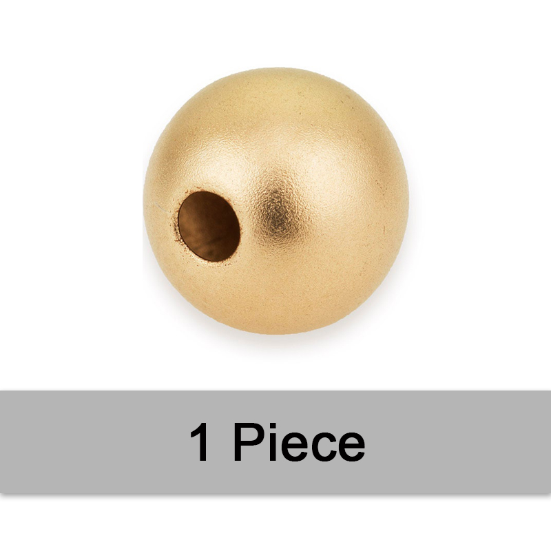 Cuentas redondas mate rellenas de oro de 14K para fabricación de joyas, cuentas sin costuras hechas a mano, accesorios DIY, accesorios de joyería resistentes al deslustre: Blanco / 6 mm