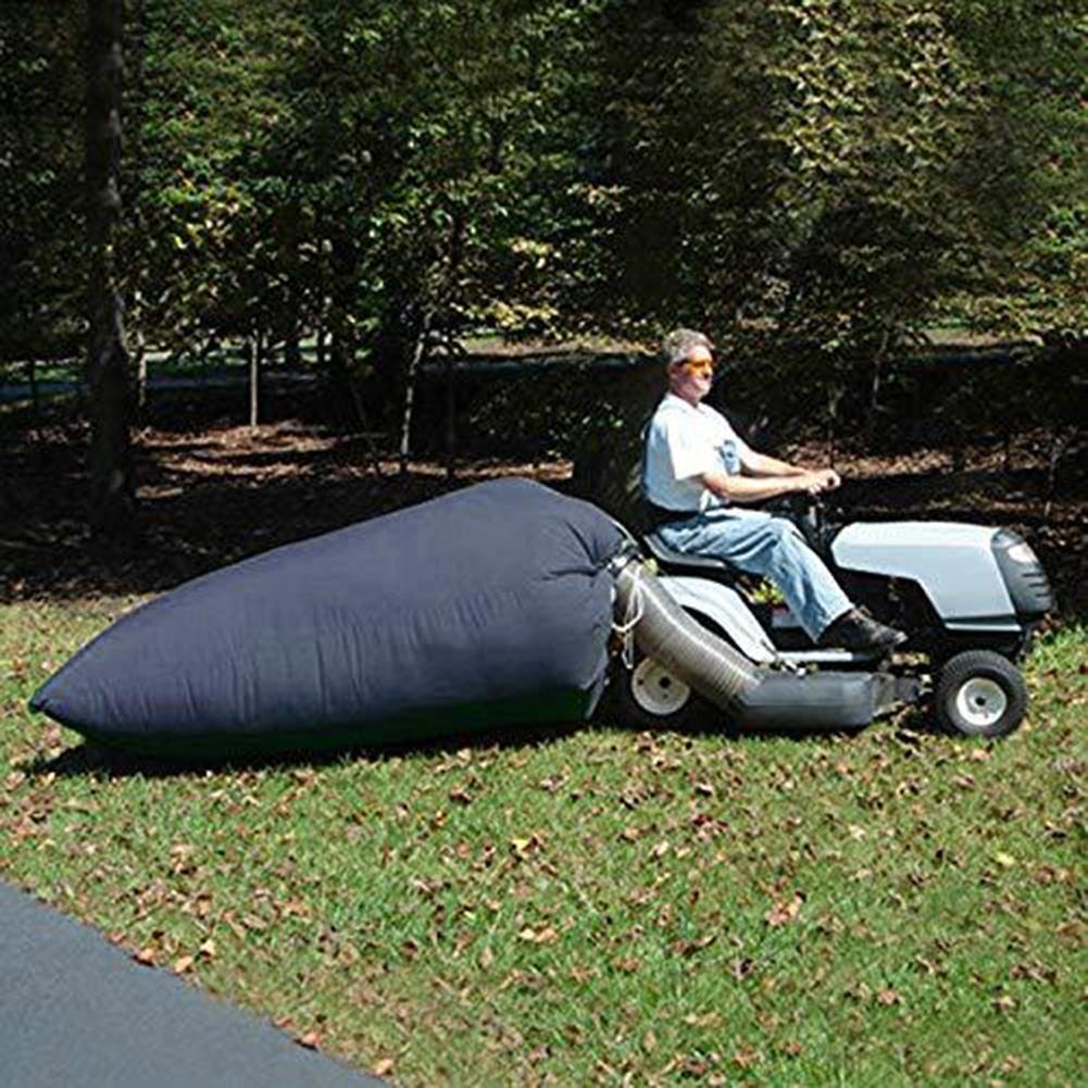 ! Bolsa plegable para almacenamiento de hojas de cortacésped, bolsas de residuos de limpieza de jardín, tela Oxford, 400 galones