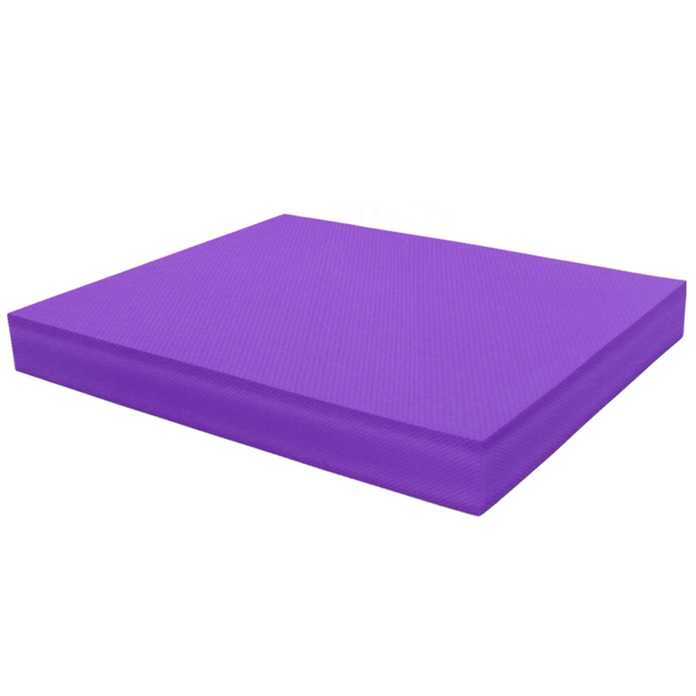 Yoga Zachte Balans Pad Foam Stabiliteit Pad Dikke Balancecushion Oefening Trainer Balancer Fitness Training Yoga Pilates Board: Paars