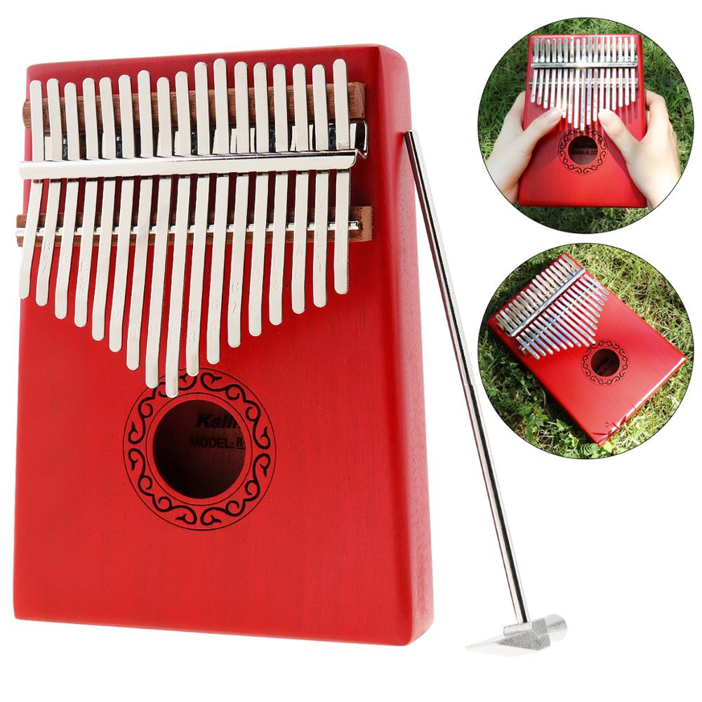 17 Key Kalimba Single Board Mahogany Thumb Piano M... – Grandado