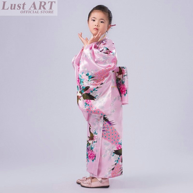 japanse kimono kinderen kind kimono kostuum japanse kleding kimono traditionele japanse kleding AA077: 2 / S
