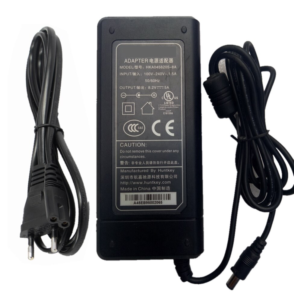 8V 8.2V 5A AC DC adaptateur chargeur 8V 5A POS Machine carte de crédit Machine 40W commutation LED alimentation adaptateur secteur