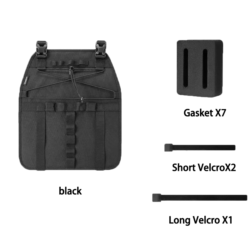 Bikepacking-Taschen für draussen-Aktivitäzehn, Leichte F-Kompressions-Taschen, Zufällig Montierbare Rennrad-Aufbewahrungstasche, touren-Gepäckträgertasche: GRAUE FARBE