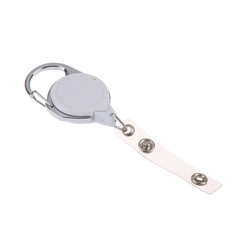 20Styles Key Ring Clip Retractable Pull Key Ring Chain Reel Extendable Belt Reel ID Lanyard Name Tag Card Badge Holder: 10