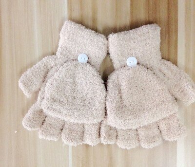 Corail bas rénover demi doigt gant hiver garder gant madame gant hiver un étal marchandises réparties sur le sol pour les: beige