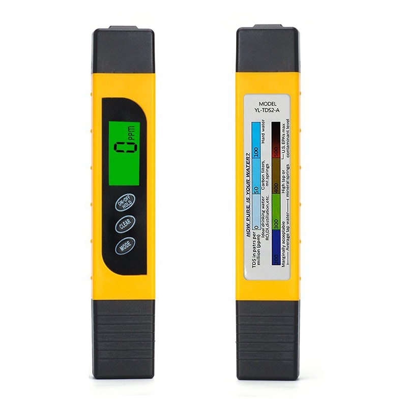 Nieuw Tds Waterkwaliteit Tester Range 0-9999ppm Meter Voor Testen Water Zuiverheid Hardheid XSD88