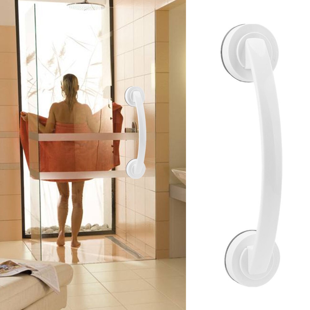 2020New Sucker Leuning 1 Pc Bad Veiligheid Handvat Zuignap Leuning Grab Badkamer Grip Bad Douche Bar Rail Meubels Accessoires: WHITE