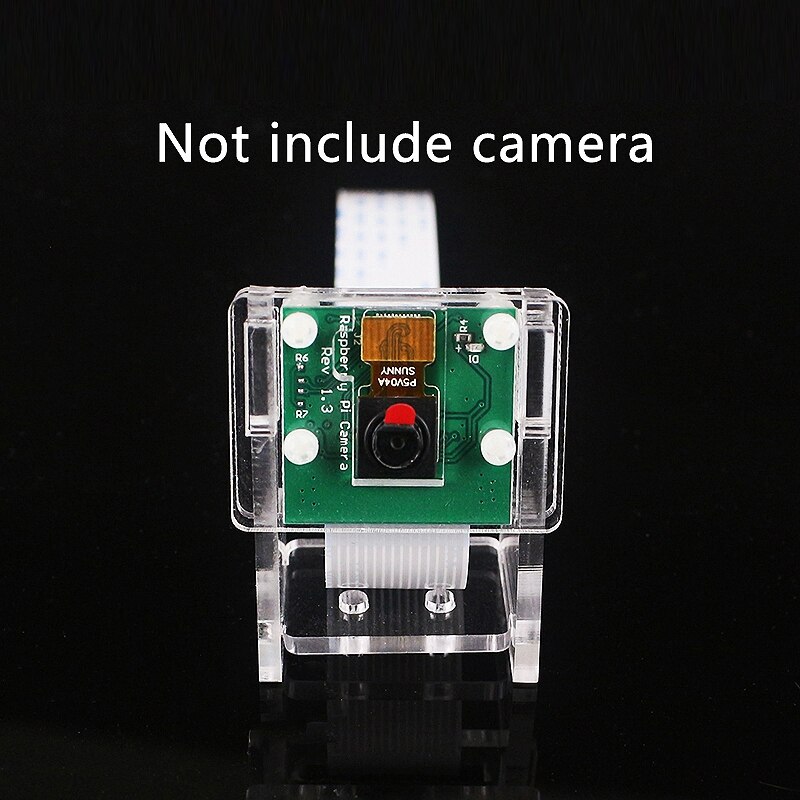 Ov5647 mini kamera akryl hållare transparent webbkamera fäste för hallon  pi 3 kamera