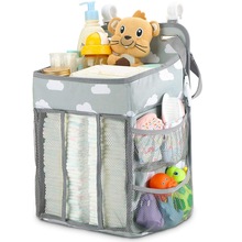 Opknoping Luier Caddy Organisator-Luier Stacker Voor Veranderende Tafel, Wieg, Playard Of Muur Nursery Organisatie Baby Shower