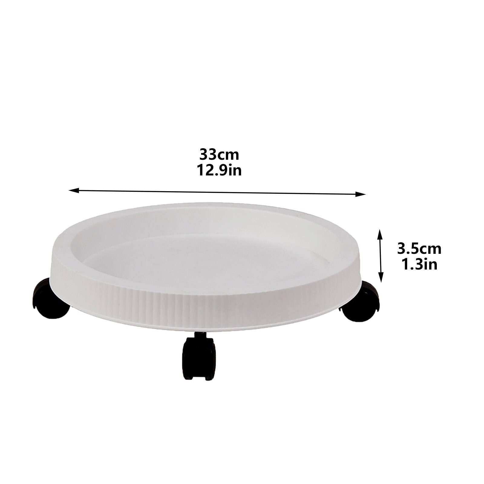 Planting tray Movable multi-layer stacked vegetable and fruit plant tray with wheels Wheat seedlings Nursery Pots Plant Too: White