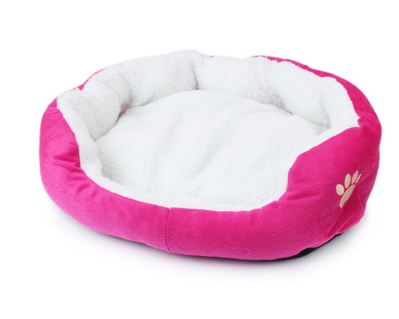 6 färger mjuk polar fleece hund katt säng vinter varmt bo husdjur billigt hund kennel inomhus sovhus valp säng: 3
