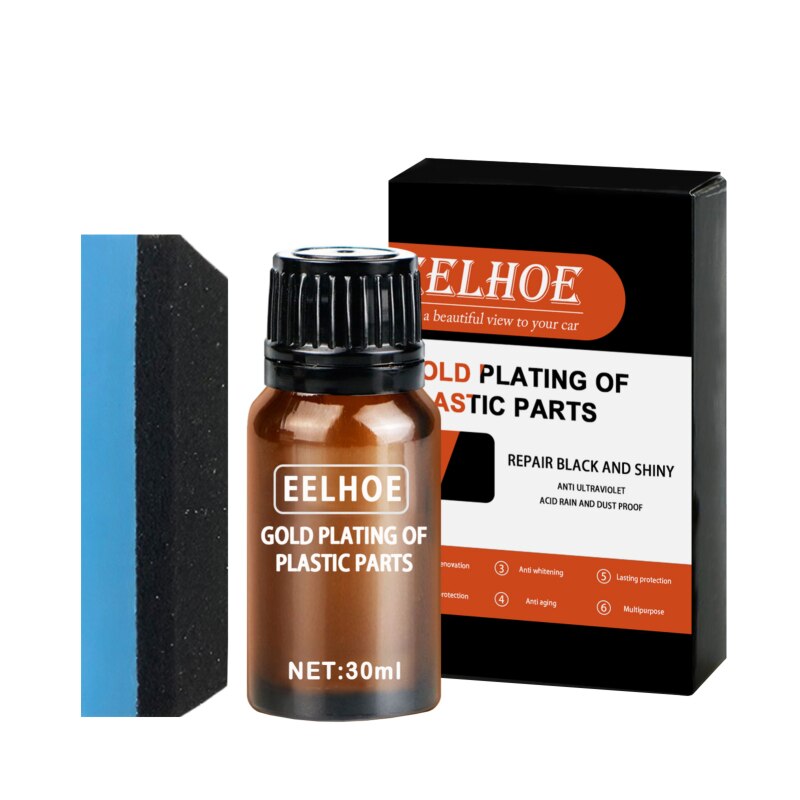 10/20/30ml Car Dashboard plastic care agent Car Plastic Parts Refurbish Agent Coating Paste Maintenance Cleaner: 30ml