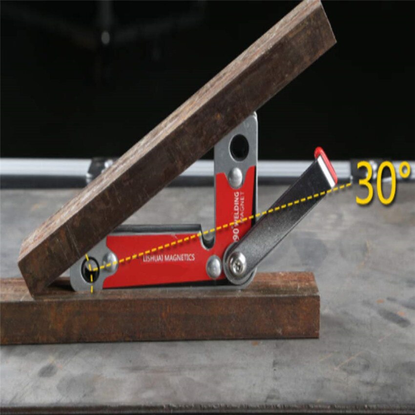 2 Piece Welding Positioning Right Angle Clamps, Magnetic Welding Locator Holder Corner Fixture for Welding Positioning TP-0257
