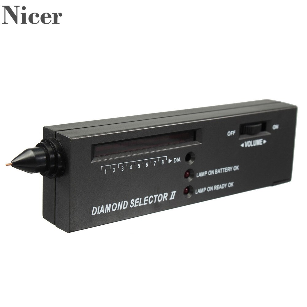 Diamond Tester Selector Led Indicator Sieraden Edelsteen Detector Tool
