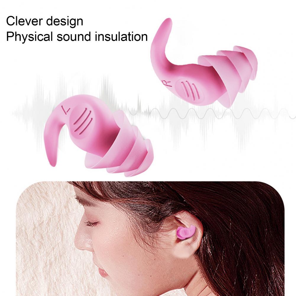 Bouchons d'oreille en Silicone souple, 1 paire