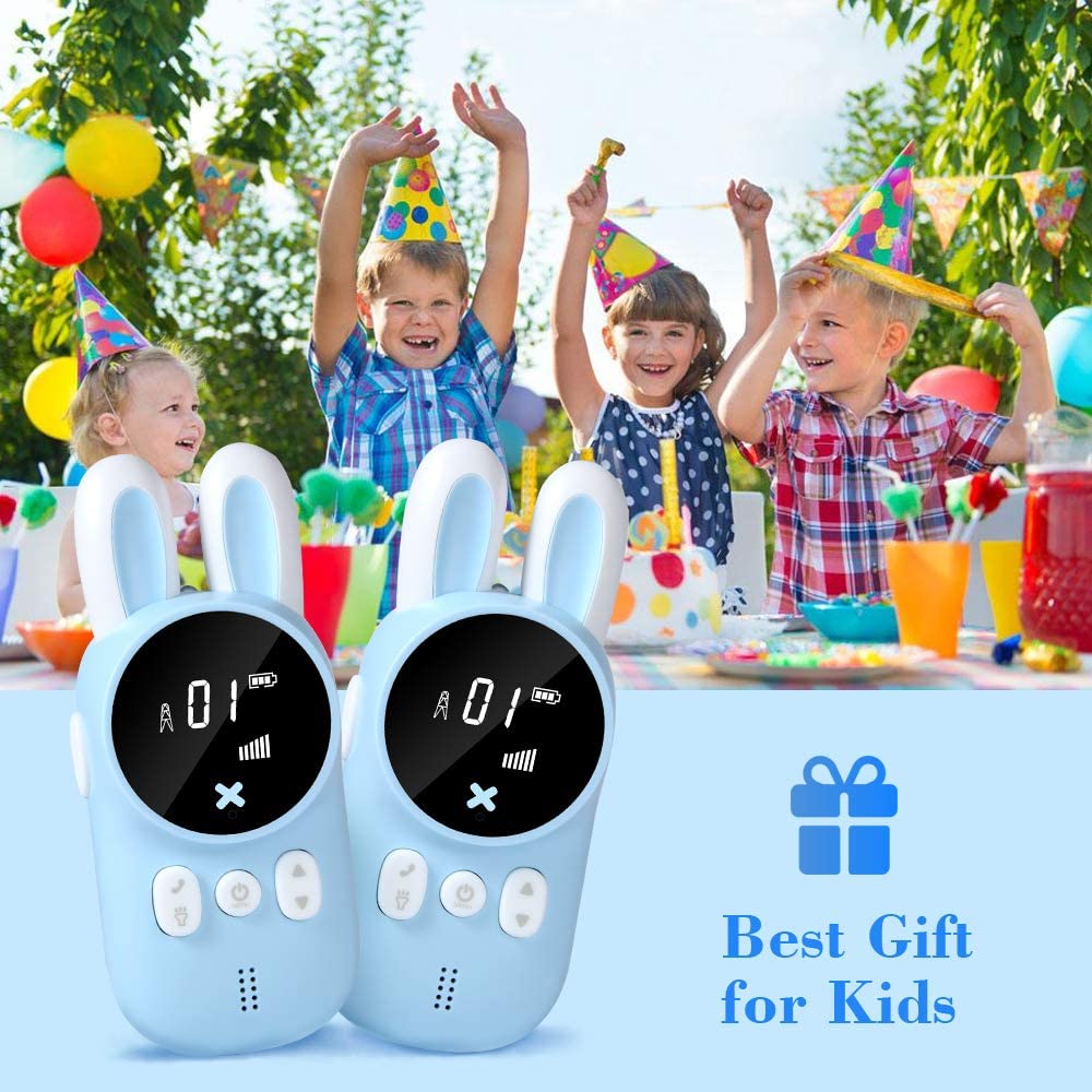 Walkie Talkie Kids Walkie-talkies 2 pcs Mini Two-Way Radio Station PMR Children /Family Use/Camping 1-3kM