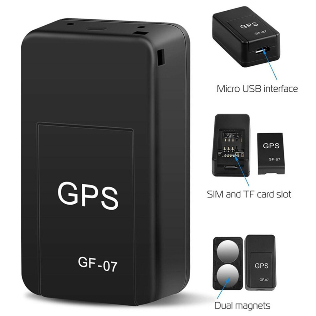 Mini localizador GPS magnético para coche GF07, dispositivo de seguimiento en tiempo Real, localizador GPS magnético en tiempo Real,