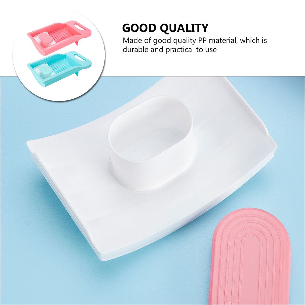 2pcs Hand-washed Washboard Unique Handle Washboard Clothes Washing Tool