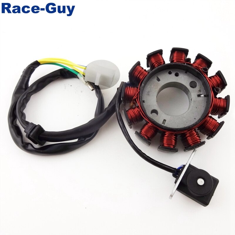 Rotor Magneto de estator de encendido, 12 bobinas, para motor GY6, 125cc, 150cc, piezas de ciclomotor chino, ATV, Quad, Go Kart