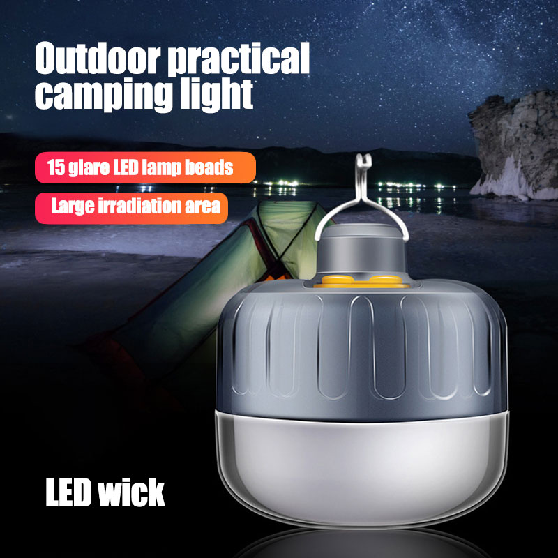 Draagbare Camping Licht Waterdicht Tenten Lamp Mini Outdoor Wandelen Night Opknoping Lamp Usb Oplaadbare Camping Lamp