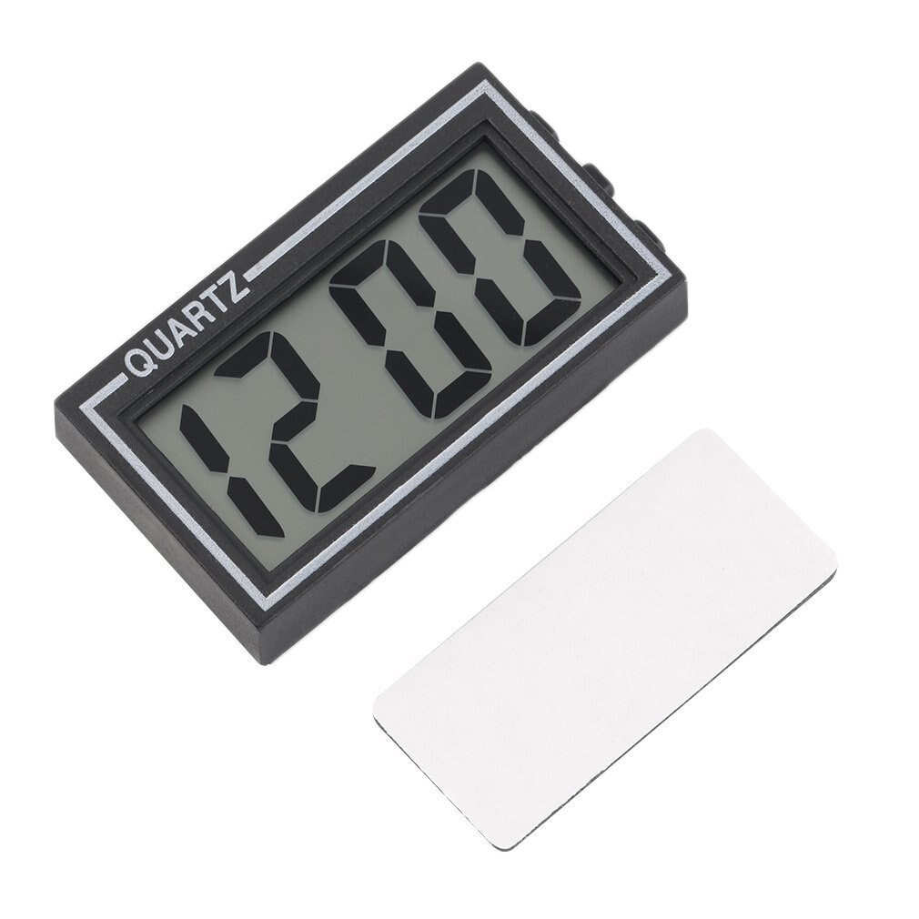 Small Size Digital LCD Table Car Dashboard Desk Date Time Calendar Small Clock Durable For Home Use