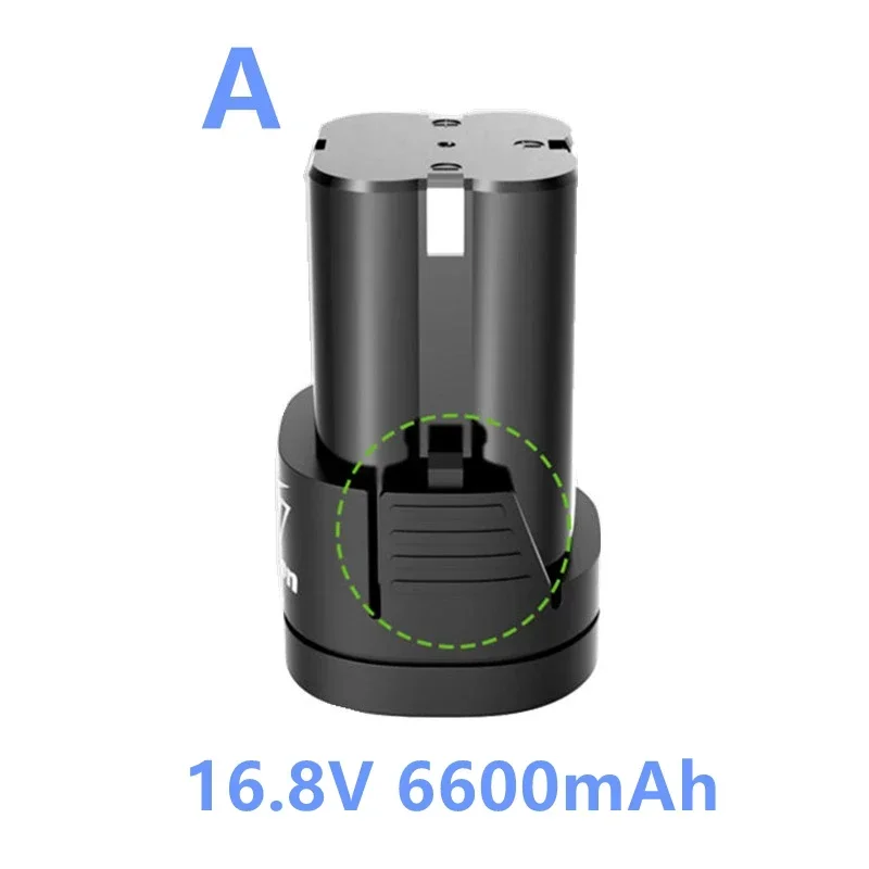 Batería de iones de litio de 25V, 21V, 16,8 V, 12V, 18650 para destornillador inalámbrico, taladro eléctrico, herramientas eléctricas, cargador de batería de 3,7 V: Rojo