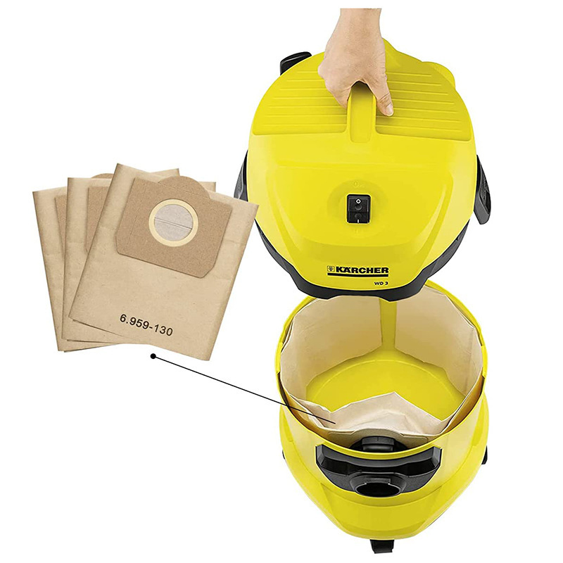 Bolsa de polvo para aspiradora KARCHER WD3 Premium WD 3,300 M WD 3,200 WD3.500 P 6,959-130 RB88 RU100 RU101 A2204 A2656